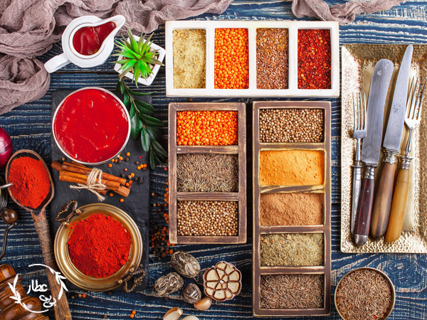 انواع ادویه و بهترین زمان ریختن ادویه در غذا